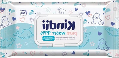 Vochtige doekjes - Baby reiniging - Dagelijkse verzorging - 99% waterbasis - 60 stuks - Wit