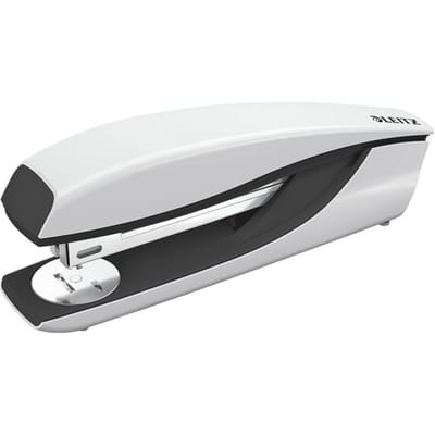 LEITZ Heftgerät Nexxt 5504, Heftleistung: 40 Blatt, grau Einlegetiefe: 70 mm, für Heftleistung 24-6, 24-8 oder 26-6 (5504-00-85)