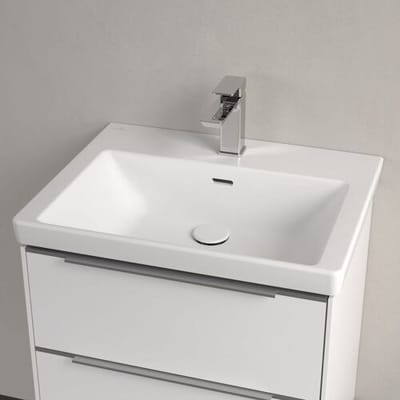 Villeroy & Boch Subway 3.0 cabinet washbasin 60 cm, with 1 tap hole, with overflow 4A706001
