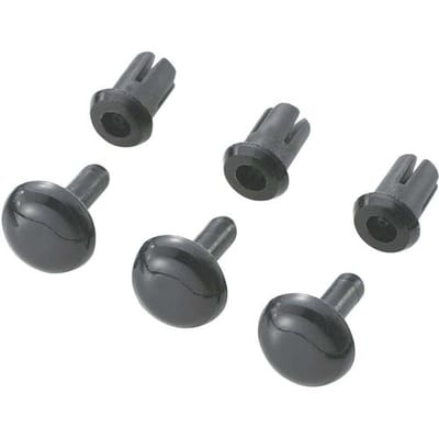 TRU COMPONENTS TC-SRR-465K203 TC-10820824 Splijtnagel Schachtdiameter 4 mm Zwart 1000 stuk(s)