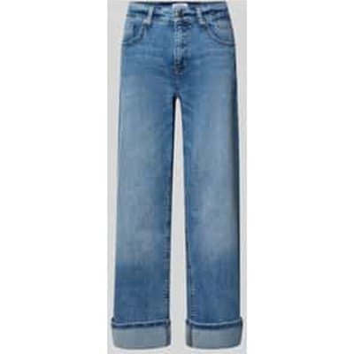 straight fit jeans van katoenmix model 'GAIA'
