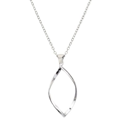 Ketting -Single -Twist zilverkleur 45 cm- Charme Bijoux