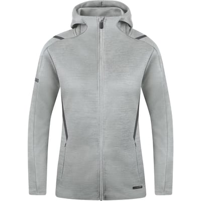 Jako Challenge Vrijetijdsvest Met Kap Dames - Lichtgrijs Gemeleerd / Antra Light | Maat: 34