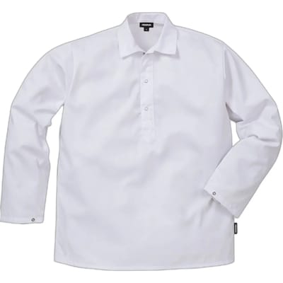 Fristads Food Shirt Lange Mouwen 7000 P159 - Wit - 3XL