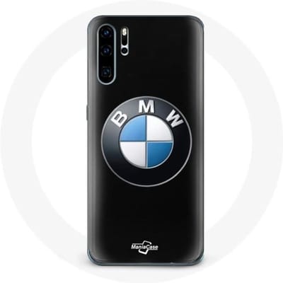 Coque pour Huawei P30 - MANIACASE - BMW Logo - Noir - Rigide - Protection synthétique noir