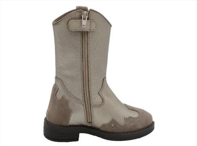 develab - 44418 - LaarzenMeisjesKinderlaarsjes - Kleur: Metallics - Maat: 26