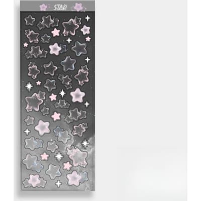 Sterren Decal Stickers Scrapbooking Schrijfwaren Harten Stickers Bubble Deco Sticker DIY Journal Planner