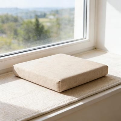 Bankkussen - Zitkussen - Comfortabel Zitten - Antislip Onderkant - 150x200cm - Beige