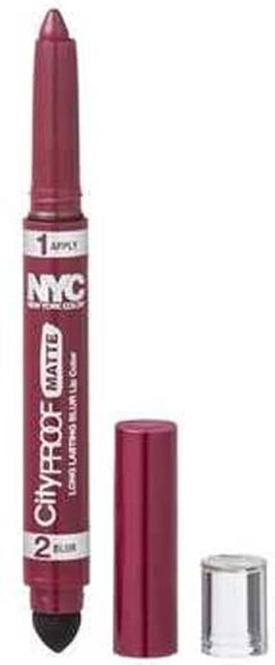 NYC City Proof 402 Central Park Plum 8Hr Blur Matte Lip Color