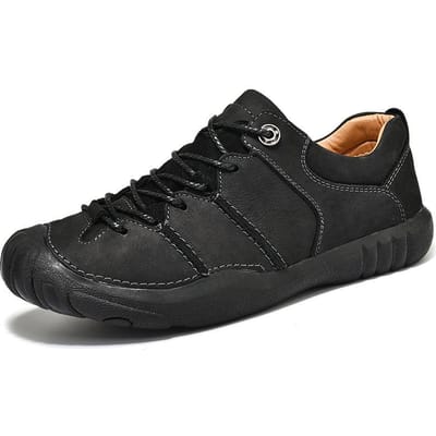 Lente en Herfst Vrije Tijd Wandelschoenen Waterdicht Antislip Toplaag Rundleer Outdoor Klimschoenen Herenschoenen van Leer 45