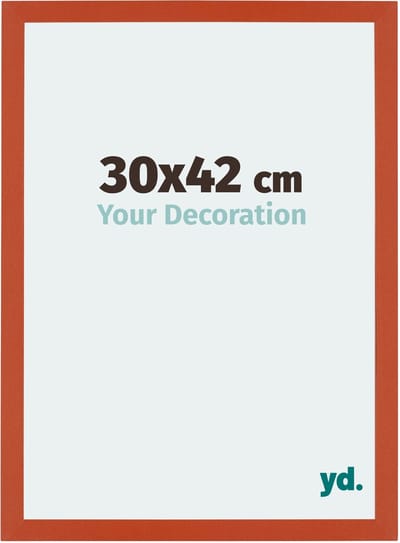 Your Decoration - Fotolijst 30x42 cm - MDF - Oranje - Mura