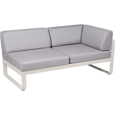 Fermob BELLEVIE hoekmodule rechts - A5 leemgrijs - 79 Flanelgrijs