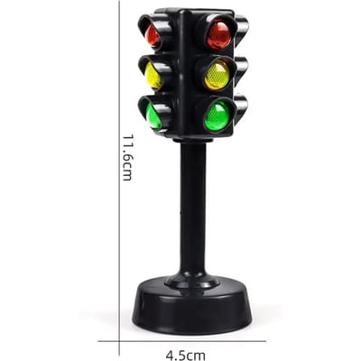 Mini Verkeersborden Verkeerslicht Blok zonder Geluid LED, Kinder Veiligheidsonderwijs Kinderspel Verkeerslicht Speelgoed, Cadeau voor Kinderen