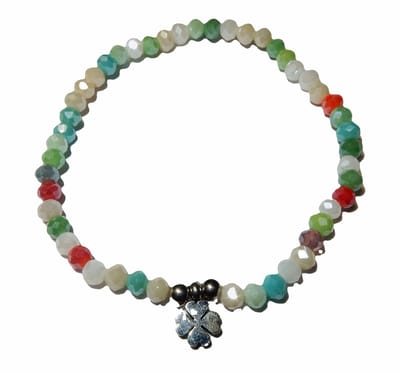 Facet geslepen Natuursteen Elastische Armband