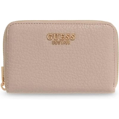 GUESS portemonnee Marsha SLG Medium Zip Around Wallet Light Taupe beige