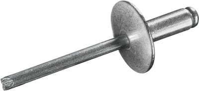 500 Stuks Blindklinknagels Grote Kop 4,8 x 10 mm Aluminium/Staal