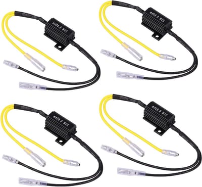 Vermogensweerstand 25W 12V 6,8 Ohm - Set van 4