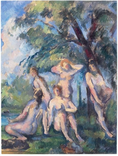 Lanzfeld Cézanne - Schetsboek Blanco - 36 Pagina's - Les Baigneuses - Softcover