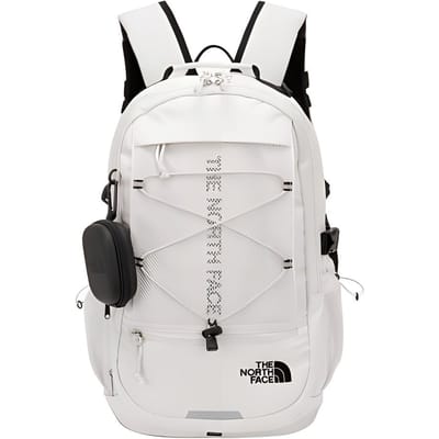 The North Face 32L Mode Rits Outdoor Tas Heren tassen Ivoor NM2DQ02K Ivory white