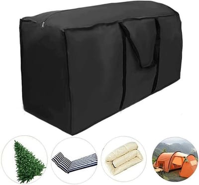 Candala voor kussens, waterafstotend tuintextiel, opbergtas voor kerstbomen, waterdichte bekleding, 122 x 39 x 55 cm