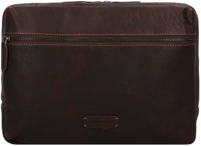 Jack Kinsky Porto Schoudertas Leer 33 cm - Jongens - mokka