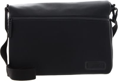 JOST business tas schoudertas met laptopvak Riga Shoulder Bag Black zwart