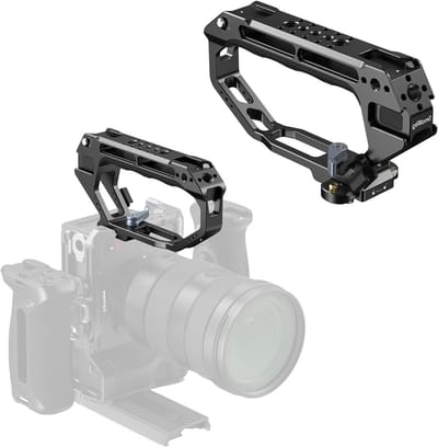 D-Style NATO-Rail Handgreep met Snelle Ontgrendeling, Koude Bestendige Siliconen Grip en Meerdere Montagegaten voor Camera's, Monitoren en Microfoons - Ideale Handgreep voor Handheld Rig en Videoproductie