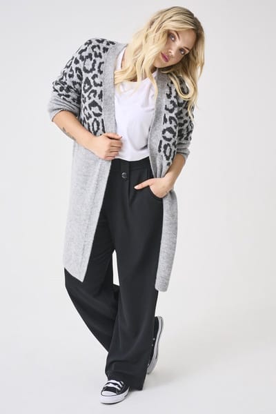 ONLY CARMAKOMA - CARJADE ANIMAL L/S CARDIGAN KNT NOOS MAAT M46/48