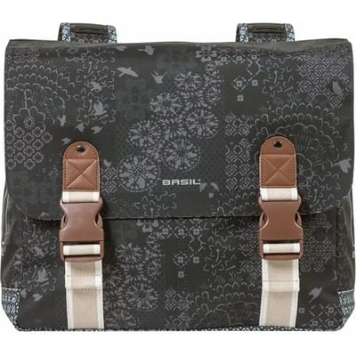 Basil Boheme dubbele fietstas - Zwart - 35 Liter