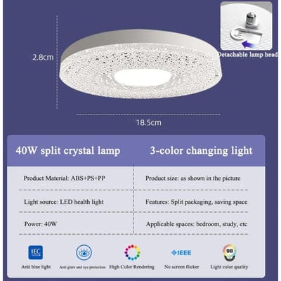 Superheldere LED Kroonluchter Lampen E27 LED Licht Oogbeschermende Energiebesparende Lampen voor Huis Woonkamer en Slaapkamer Verlichting 40W