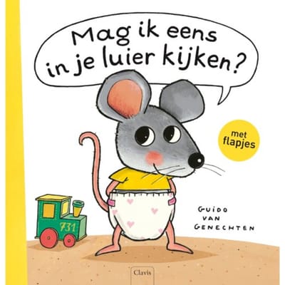 Mag Ik Eens In Je Luier Kijken? Boek + Knuffel - Muisje - Guido Van Genechten