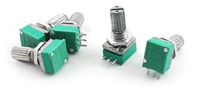 5 Stuks 50K Ohm 3-Pins Linear Rotary Taper Potentiometer