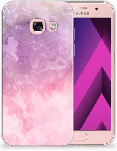 Hoesje maken Samsung Galaxy A3 2017 Pink Purple Paint