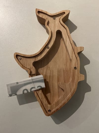 SPAARPOT HOUT HAAI