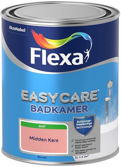 Flexa - Easycare Badkamer - Midden Kers - Mengverf - 1 L