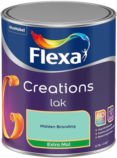 Flexa - Creations Lak Extra Mat - Midden Branding - Mengverf - 750 Ml