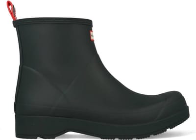 Hunter - Regenlaarzen voor mannen - Originele korte speelschoenen - Groen/Bruin - maat 40-41EU