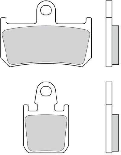 Brembo 07ya46rc Gesinterde Remblokken Transparant