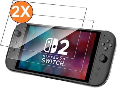 Screenprotector - Geschikt voor Nintendo Switch 2 Screenprotector Bescherm Glas - tempered glass - 2pack