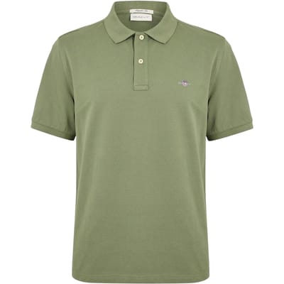 Gant Tipping SS Pique Rugger Polo Heren - Maat M