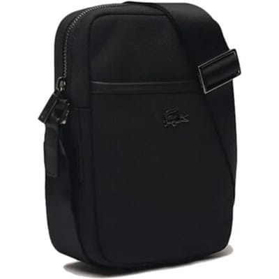 LACOSTE schoudertas Vertical Camera Bag Noir zwart