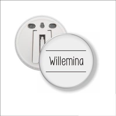 Button Met Clip 58 MM - Wilhemina