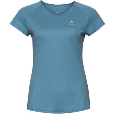 Odlo Shirt Ronde Hals Korte Mouwen Ceramicool BLAUW - Maat XS