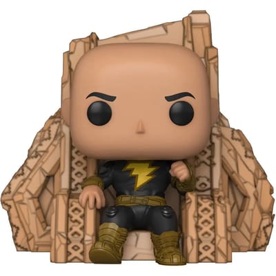 Funko Black Adam Verzamelfiguur DC Comics POP! Deluxe Black Adam On Throne 9 cm Multicolours