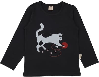 Walkiddy® Kinder Shirt - Jongens & Meisjes – Antracite serie – Maat 98 – GOTS-gecertificeerd Biologisch Katoen | Comfort & Duurzaamheid voor Kinderen
