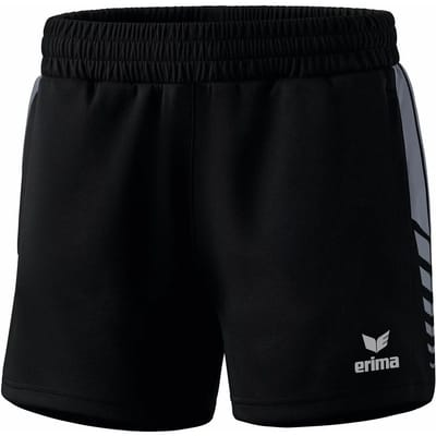 Erima Six Wings Worker Short Dames - Slate Grey / Zwart | Maat: 36