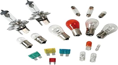 Set Reservelampen Halogeen H4 12V voor Auto en Motorfiets