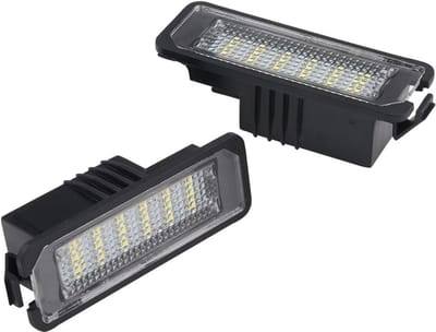 2 STKS Xenon Wit 18 SMD Auto LED Nummer Kentekenplaat Licht Lamp Super Heldere 6000 K Fout Gratis 3 W voor Golf GTI CC Eos Scirocco Kever Phaeton Konijn Passat