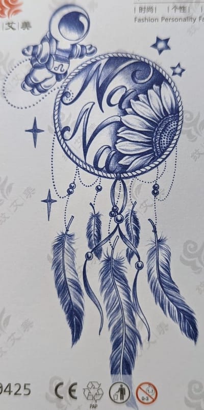 Semi-permanente tatoeage - Bijna original - Makkelijk in gebruik - Kool - Sexy - Waterbestendig - Mooie ontwerpen - Natuurlijk Veganistisch - Niet-toxisch – Duur tot 10 a 15 dagen - Door idereen te gebruiken.- A21