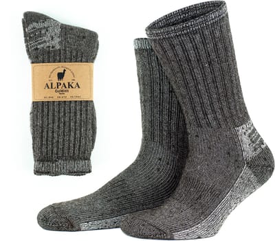 GoWith Diabetes Alpaca Wollen Sokken-2 paar-Thermosokken-Maat 35-38